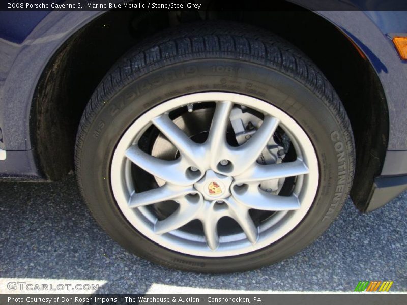Marine Blue Metallic / Stone/Steel Grey 2008 Porsche Cayenne S