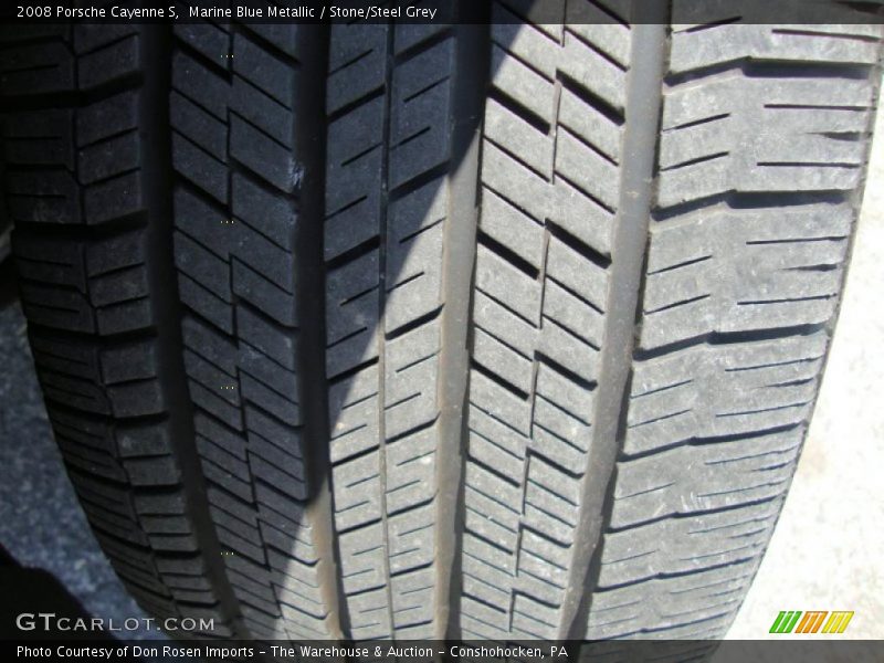 Marine Blue Metallic / Stone/Steel Grey 2008 Porsche Cayenne S