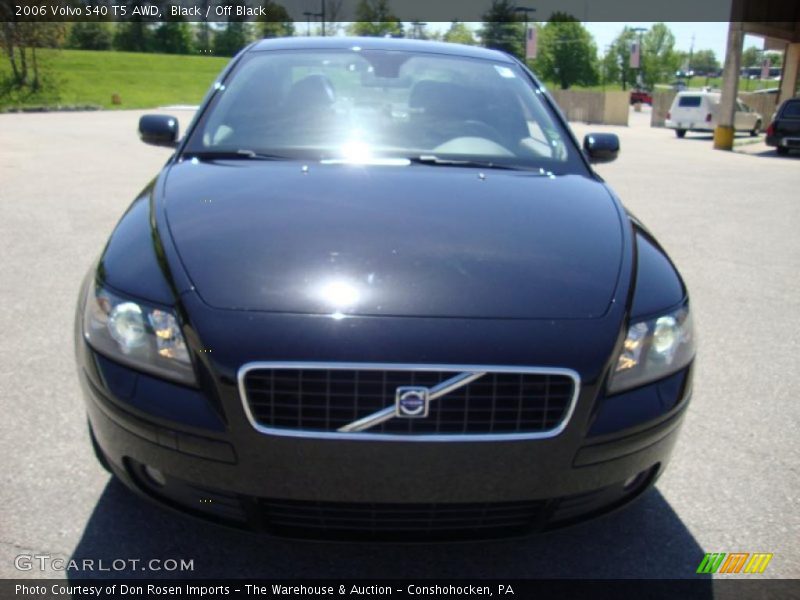 Black / Off Black 2006 Volvo S40 T5 AWD