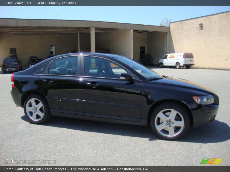 Black / Off Black 2006 Volvo S40 T5 AWD