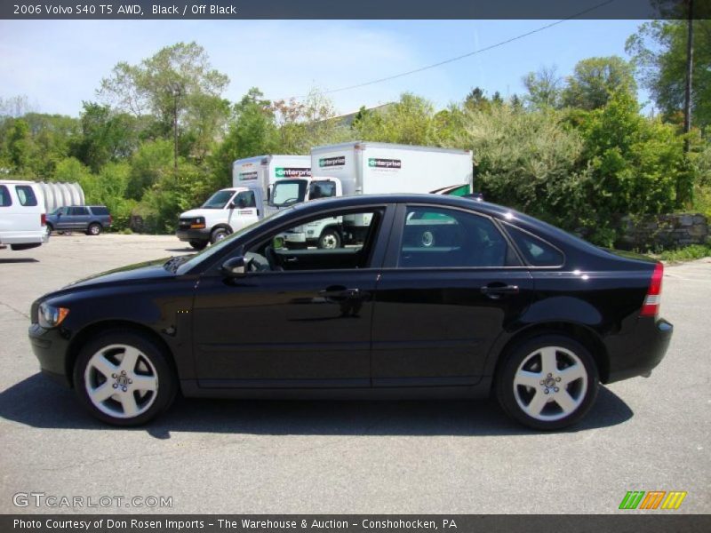 Black / Off Black 2006 Volvo S40 T5 AWD