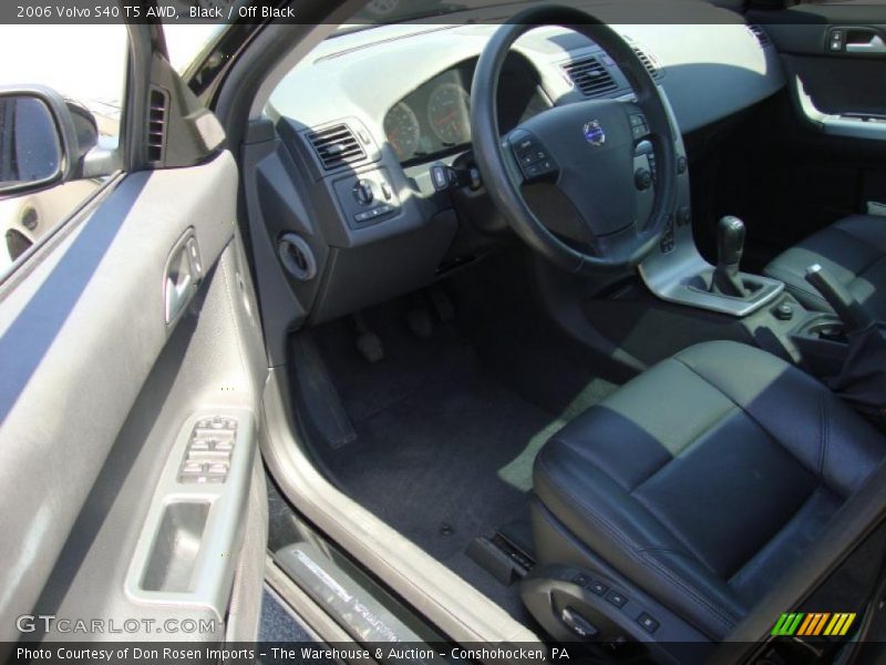 Black / Off Black 2006 Volvo S40 T5 AWD