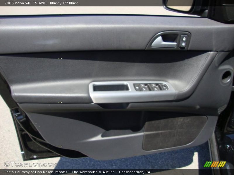 Black / Off Black 2006 Volvo S40 T5 AWD
