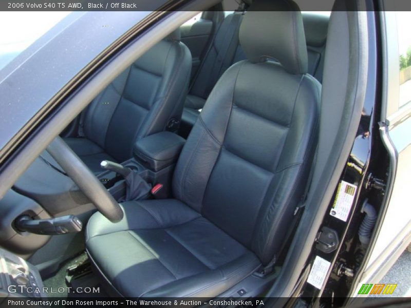 Black / Off Black 2006 Volvo S40 T5 AWD