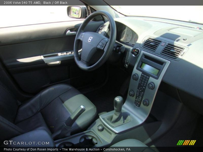 Black / Off Black 2006 Volvo S40 T5 AWD