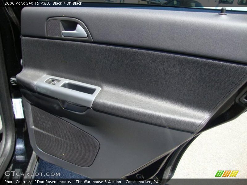 Black / Off Black 2006 Volvo S40 T5 AWD