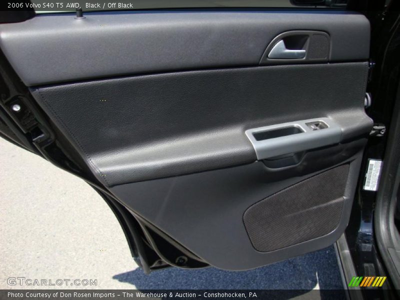 Black / Off Black 2006 Volvo S40 T5 AWD