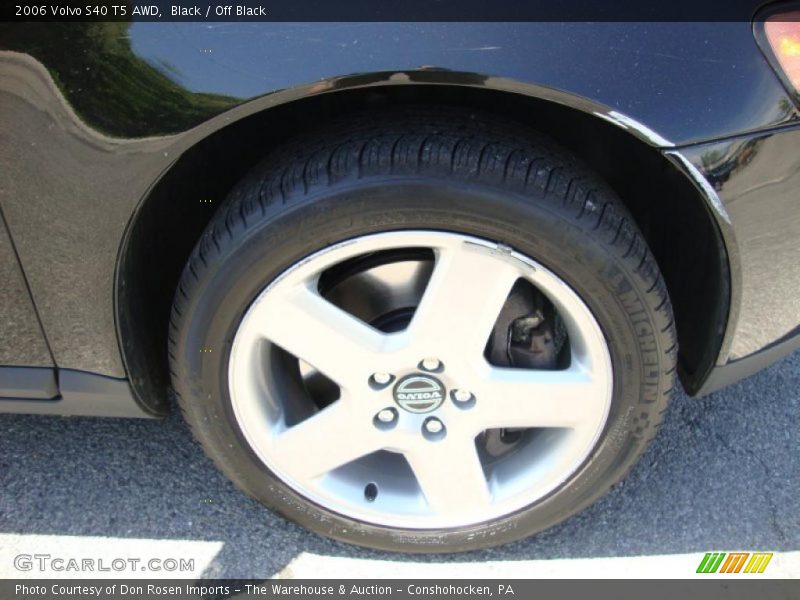 Black / Off Black 2006 Volvo S40 T5 AWD