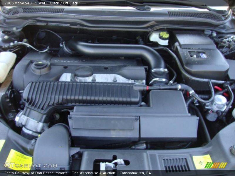Black / Off Black 2006 Volvo S40 T5 AWD