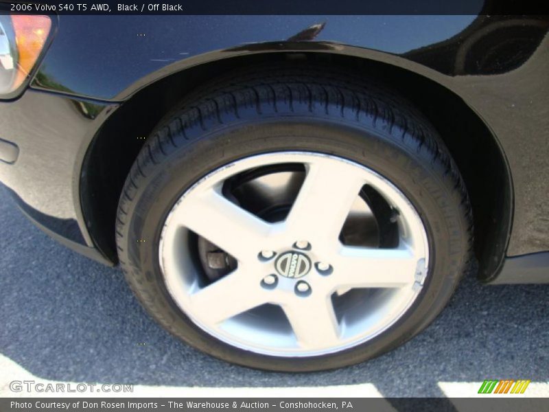 Black / Off Black 2006 Volvo S40 T5 AWD
