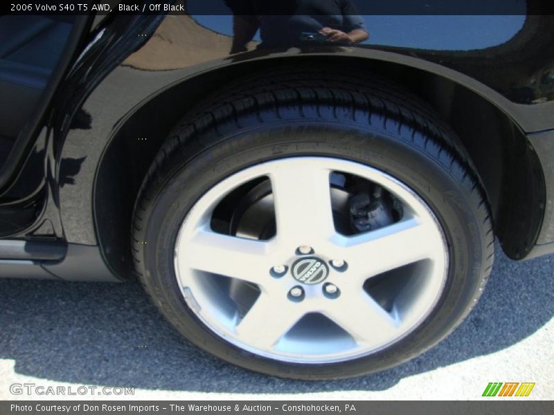 Black / Off Black 2006 Volvo S40 T5 AWD