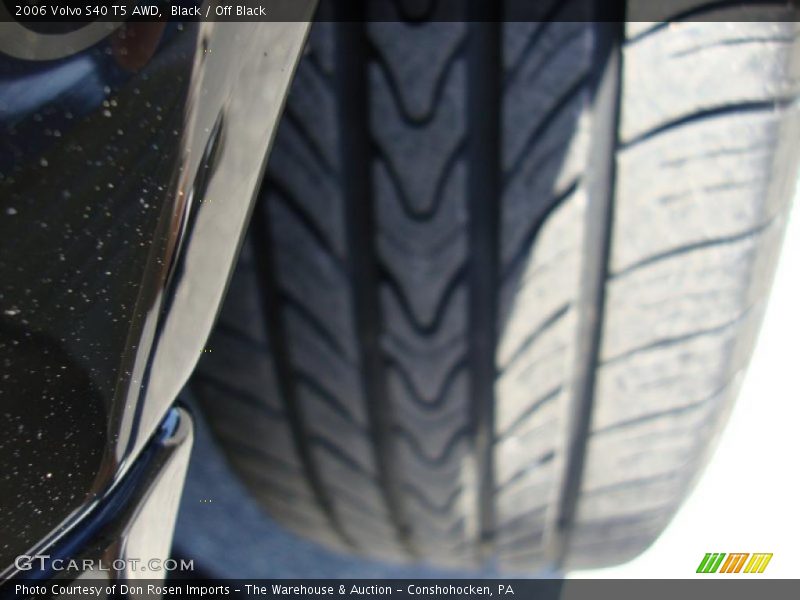 Black / Off Black 2006 Volvo S40 T5 AWD