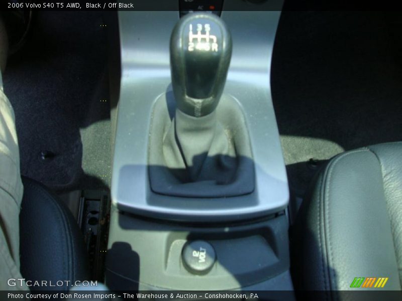 Black / Off Black 2006 Volvo S40 T5 AWD