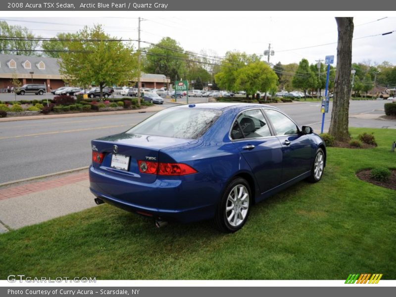 Arctic Blue Pearl / Quartz Gray 2008 Acura TSX Sedan