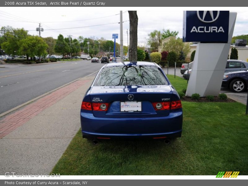 Arctic Blue Pearl / Quartz Gray 2008 Acura TSX Sedan