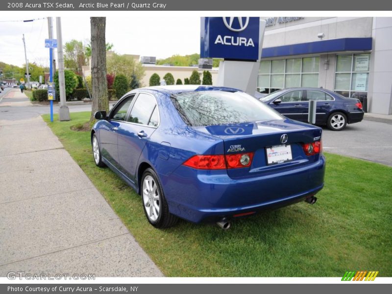Arctic Blue Pearl / Quartz Gray 2008 Acura TSX Sedan