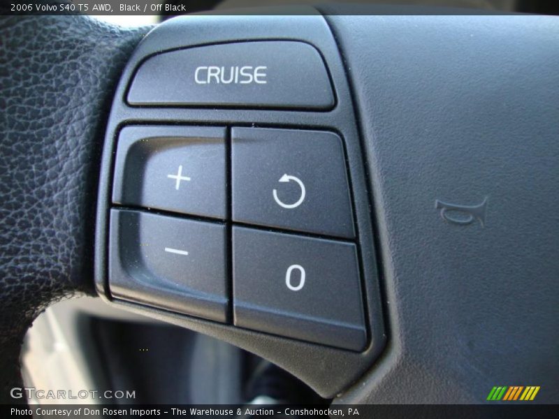 Black / Off Black 2006 Volvo S40 T5 AWD