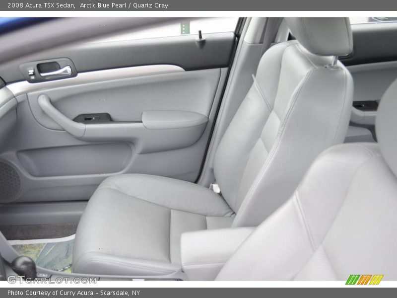 Arctic Blue Pearl / Quartz Gray 2008 Acura TSX Sedan