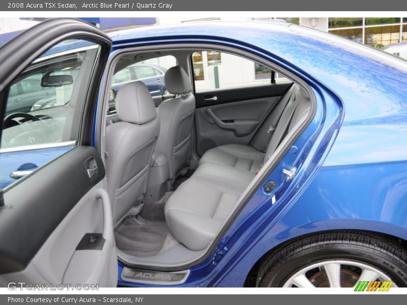 Arctic Blue Pearl / Quartz Gray 2008 Acura TSX Sedan