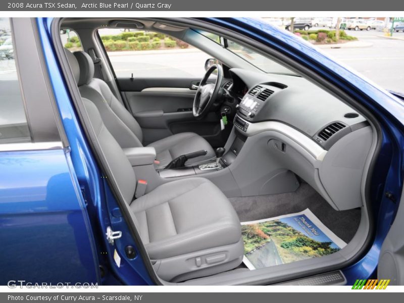 Arctic Blue Pearl / Quartz Gray 2008 Acura TSX Sedan