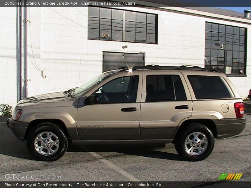 Champagne Pearlcoat / Camel 2000 Jeep Grand Cherokee Laredo 4x4