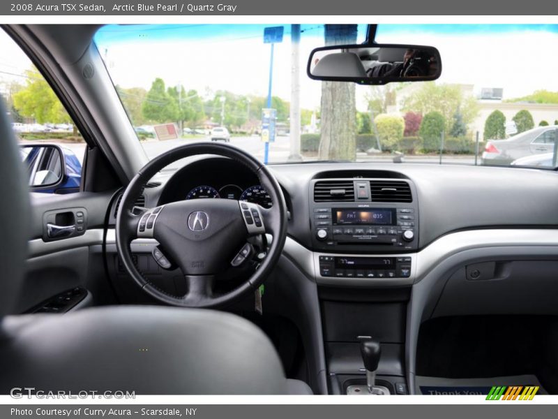 Arctic Blue Pearl / Quartz Gray 2008 Acura TSX Sedan
