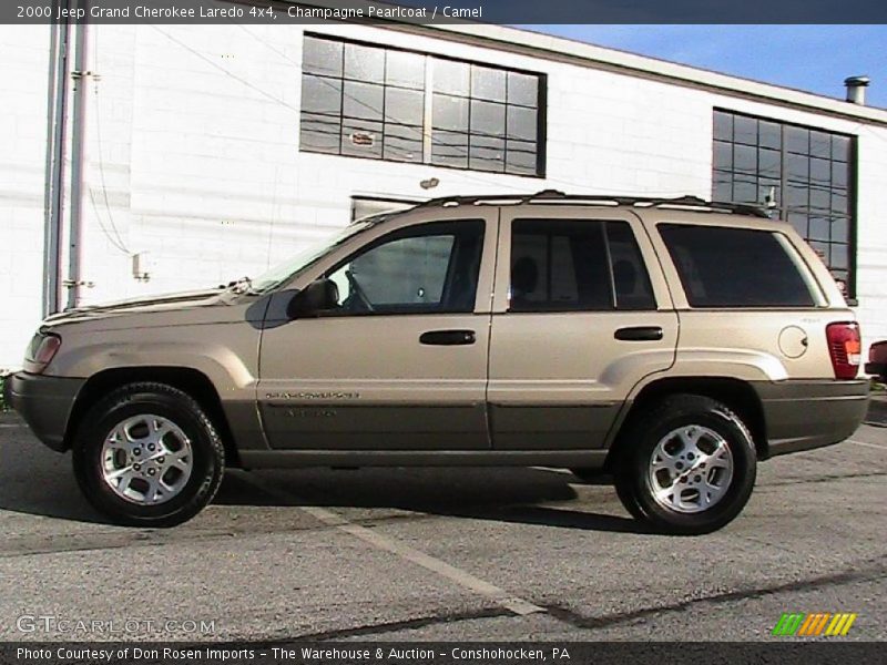Champagne Pearlcoat / Camel 2000 Jeep Grand Cherokee Laredo 4x4