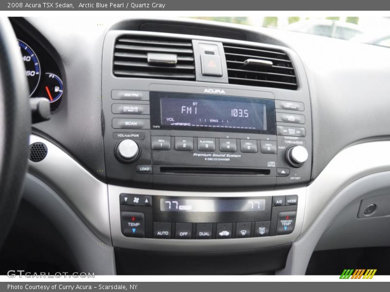 Arctic Blue Pearl / Quartz Gray 2008 Acura TSX Sedan