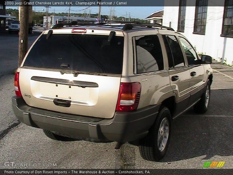 Champagne Pearlcoat / Camel 2000 Jeep Grand Cherokee Laredo 4x4