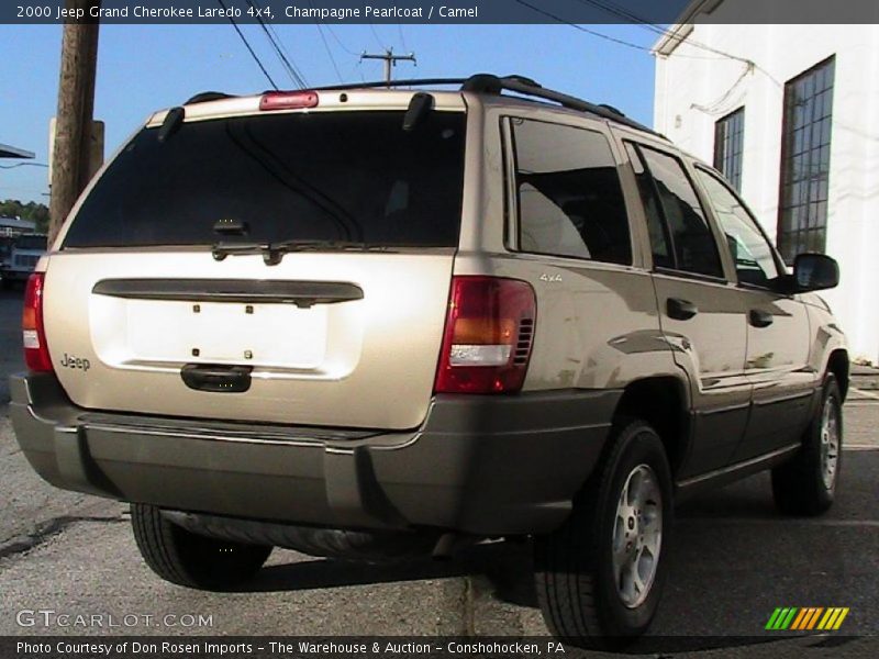 Champagne Pearlcoat / Camel 2000 Jeep Grand Cherokee Laredo 4x4