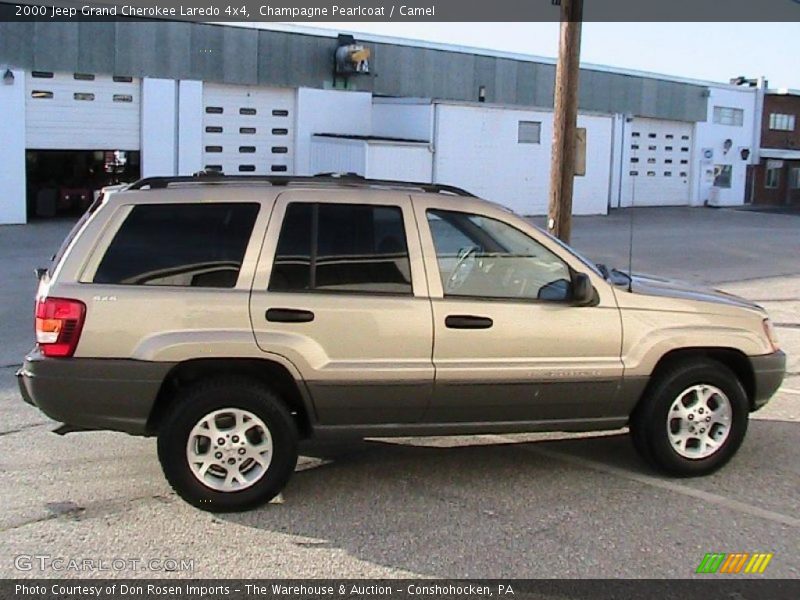 Champagne Pearlcoat / Camel 2000 Jeep Grand Cherokee Laredo 4x4