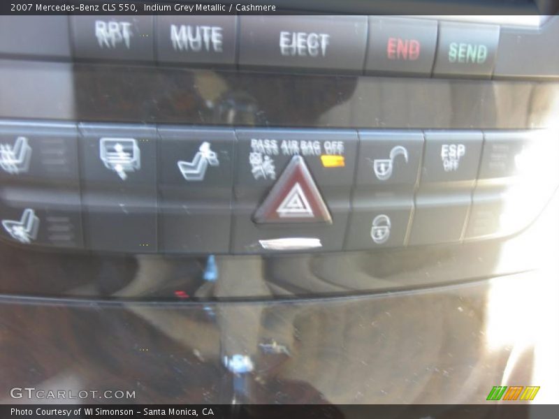 Indium Grey Metallic / Cashmere 2007 Mercedes-Benz CLS 550