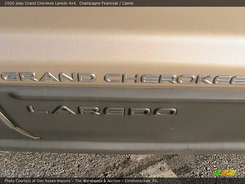 Champagne Pearlcoat / Camel 2000 Jeep Grand Cherokee Laredo 4x4