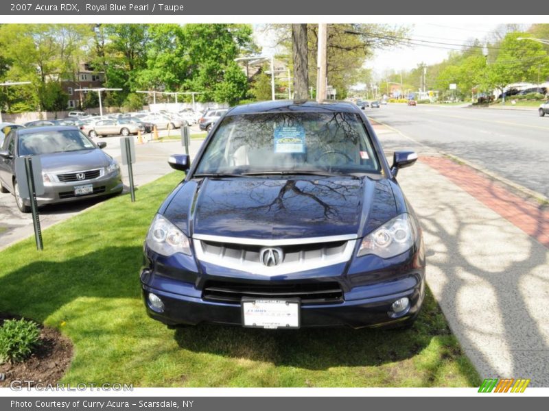 Royal Blue Pearl / Taupe 2007 Acura RDX