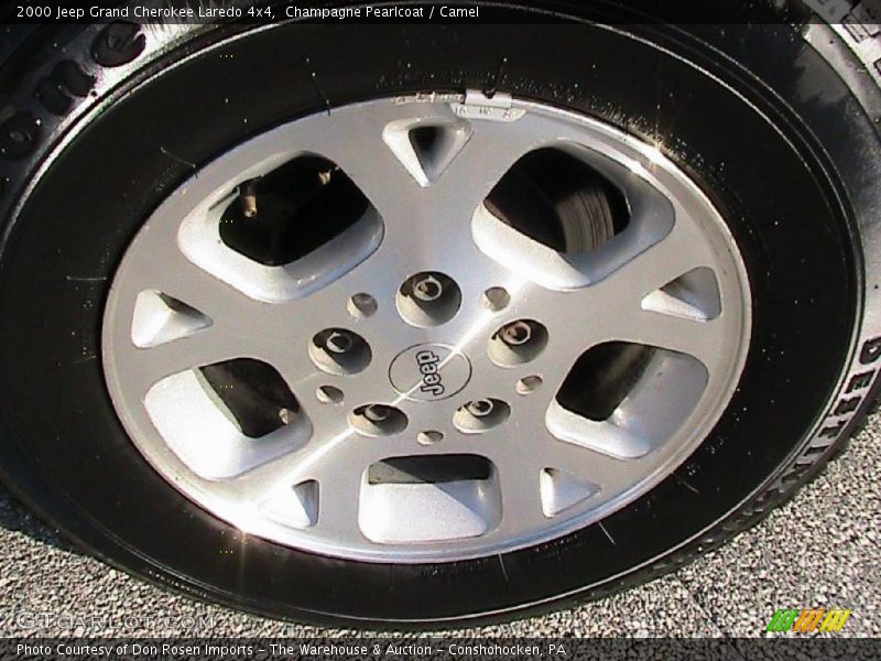 Champagne Pearlcoat / Camel 2000 Jeep Grand Cherokee Laredo 4x4