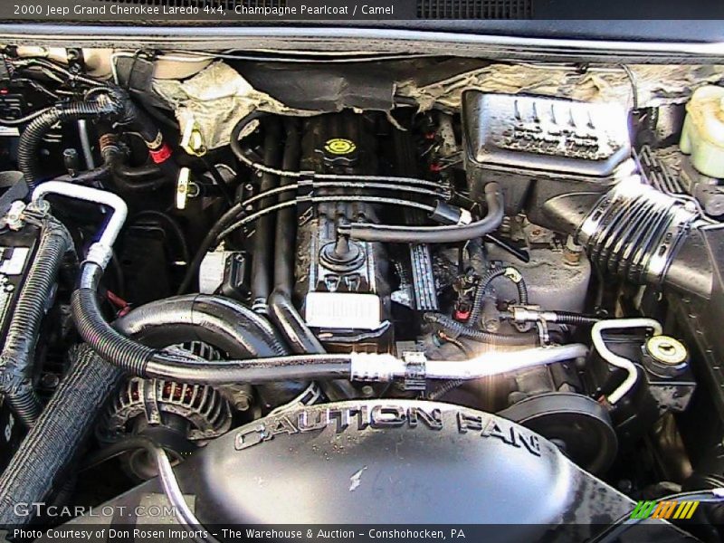 Champagne Pearlcoat / Camel 2000 Jeep Grand Cherokee Laredo 4x4