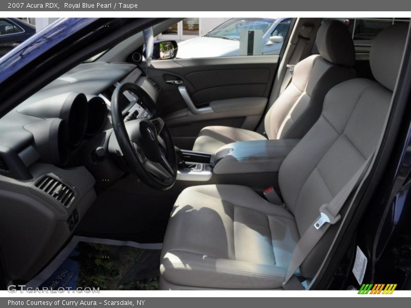 Royal Blue Pearl / Taupe 2007 Acura RDX