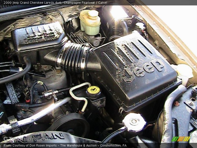 Champagne Pearlcoat / Camel 2000 Jeep Grand Cherokee Laredo 4x4