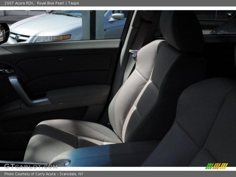 Royal Blue Pearl / Taupe 2007 Acura RDX