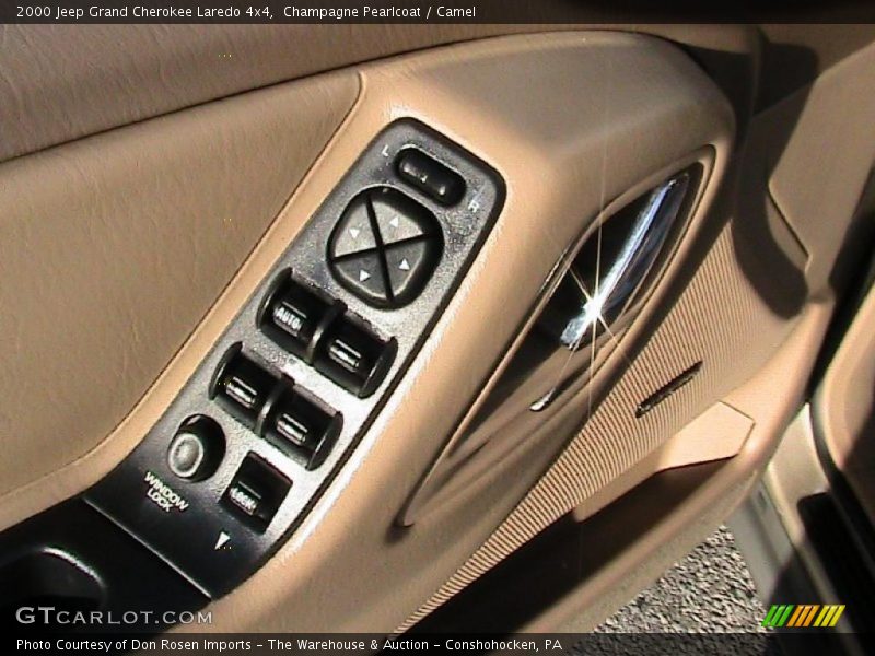 Champagne Pearlcoat / Camel 2000 Jeep Grand Cherokee Laredo 4x4