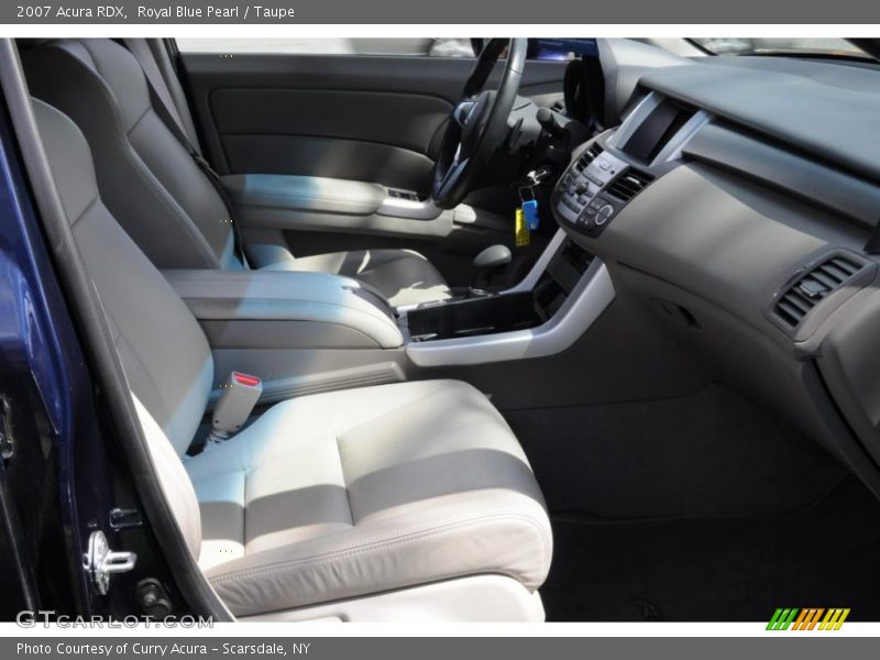 Royal Blue Pearl / Taupe 2007 Acura RDX