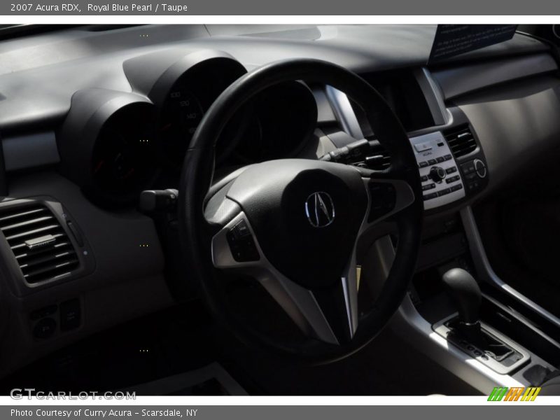 Royal Blue Pearl / Taupe 2007 Acura RDX