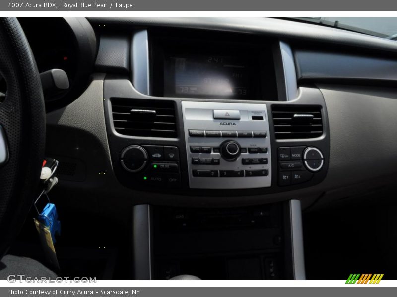 Royal Blue Pearl / Taupe 2007 Acura RDX