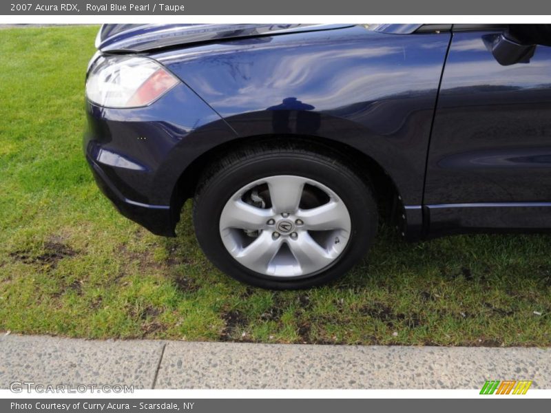Royal Blue Pearl / Taupe 2007 Acura RDX