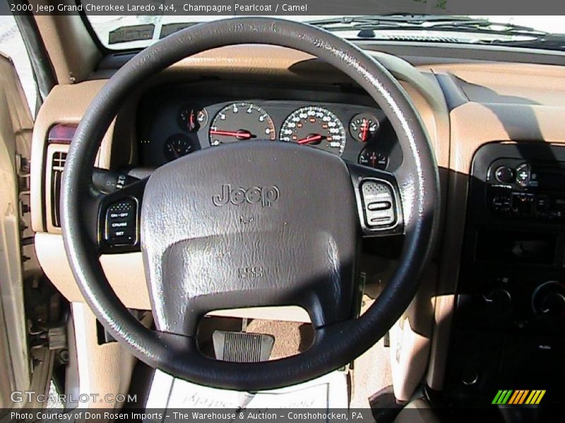 Champagne Pearlcoat / Camel 2000 Jeep Grand Cherokee Laredo 4x4