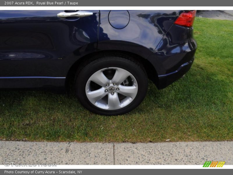 Royal Blue Pearl / Taupe 2007 Acura RDX
