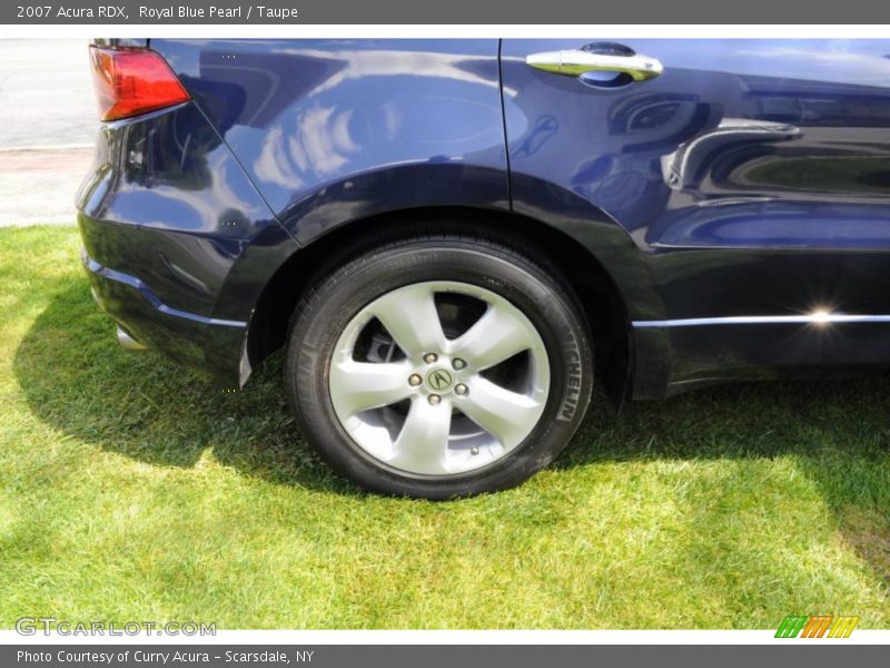 Royal Blue Pearl / Taupe 2007 Acura RDX