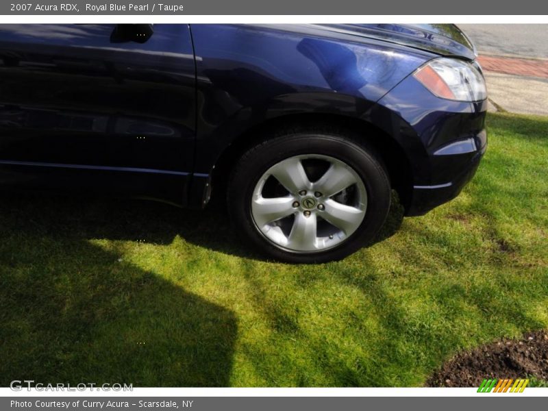 Royal Blue Pearl / Taupe 2007 Acura RDX