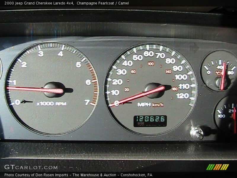 Champagne Pearlcoat / Camel 2000 Jeep Grand Cherokee Laredo 4x4