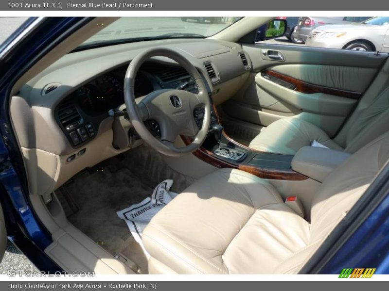 Eternal Blue Pearl / Parchment 2003 Acura TL 3.2